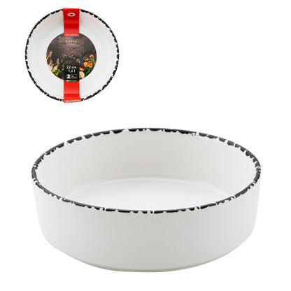 Naczynie ceramiczne retro 22cm okrągłe