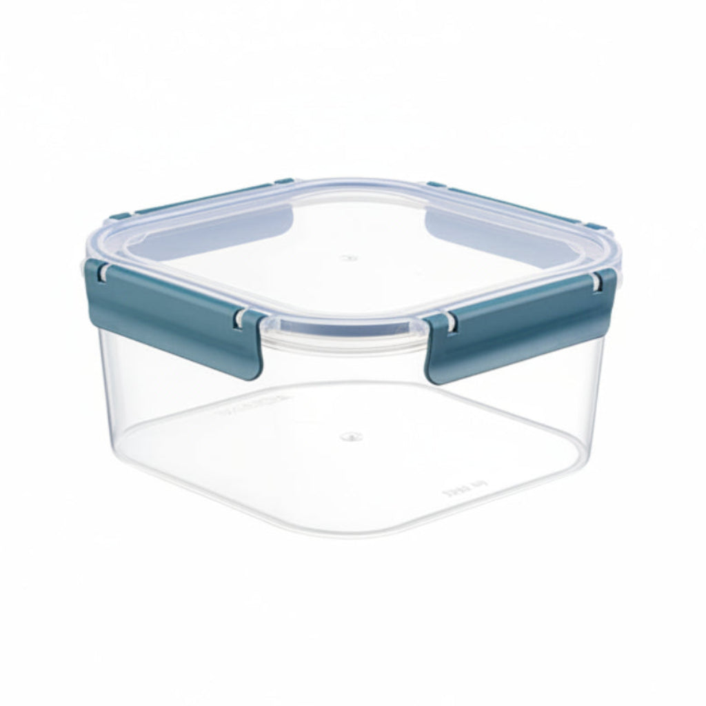 POJEMNIK DO ŻYWNOŚCI PLASTIKOWY KWADRATOWY CLIP GUARD 2,9L NIEBIESKI