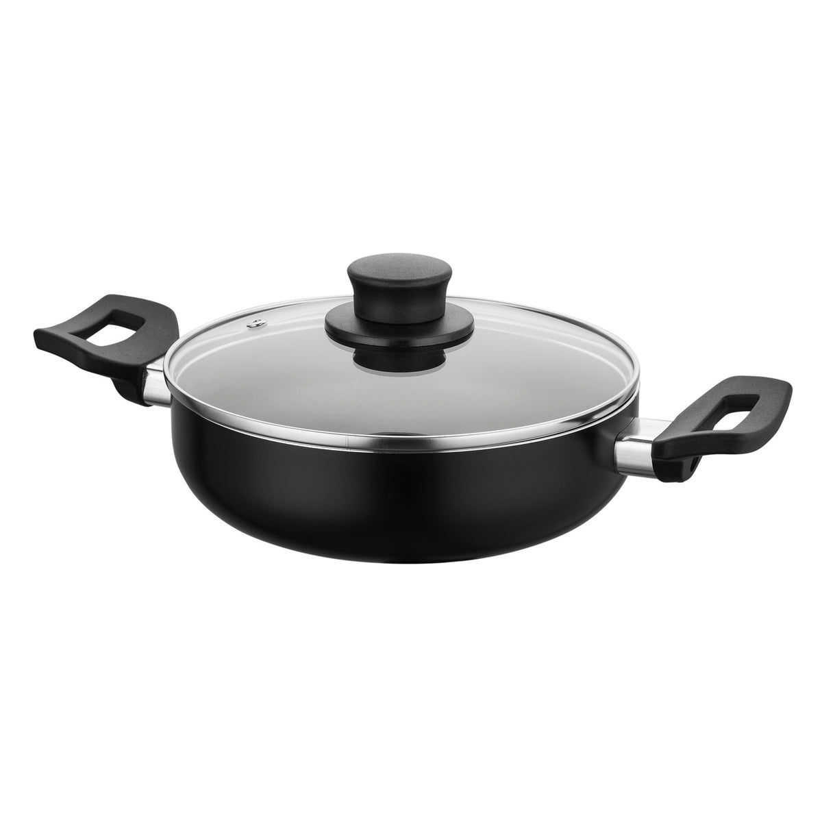 Garnek aluminiowy niski calina 24cm 2,5l z/p