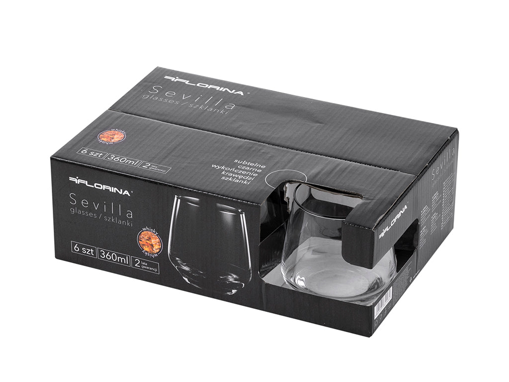 SZKLANKA DO WHISKY SEVILLA 360ML 6SZT.