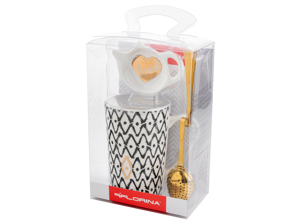 Kubek z zaparzaczem glitz 350ml