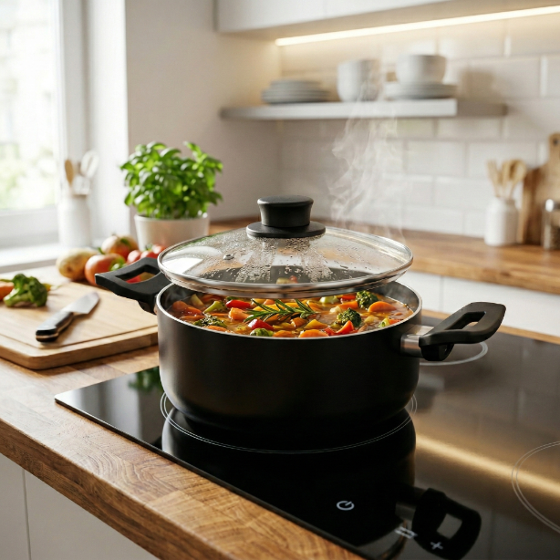 Garnek aluminiowy calina 28cm 7,2l z/p