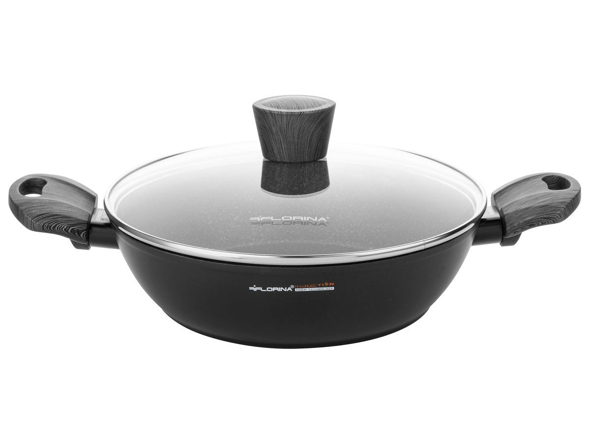 Garnek aluminiowy niski bono 24cm 2,5l z/p