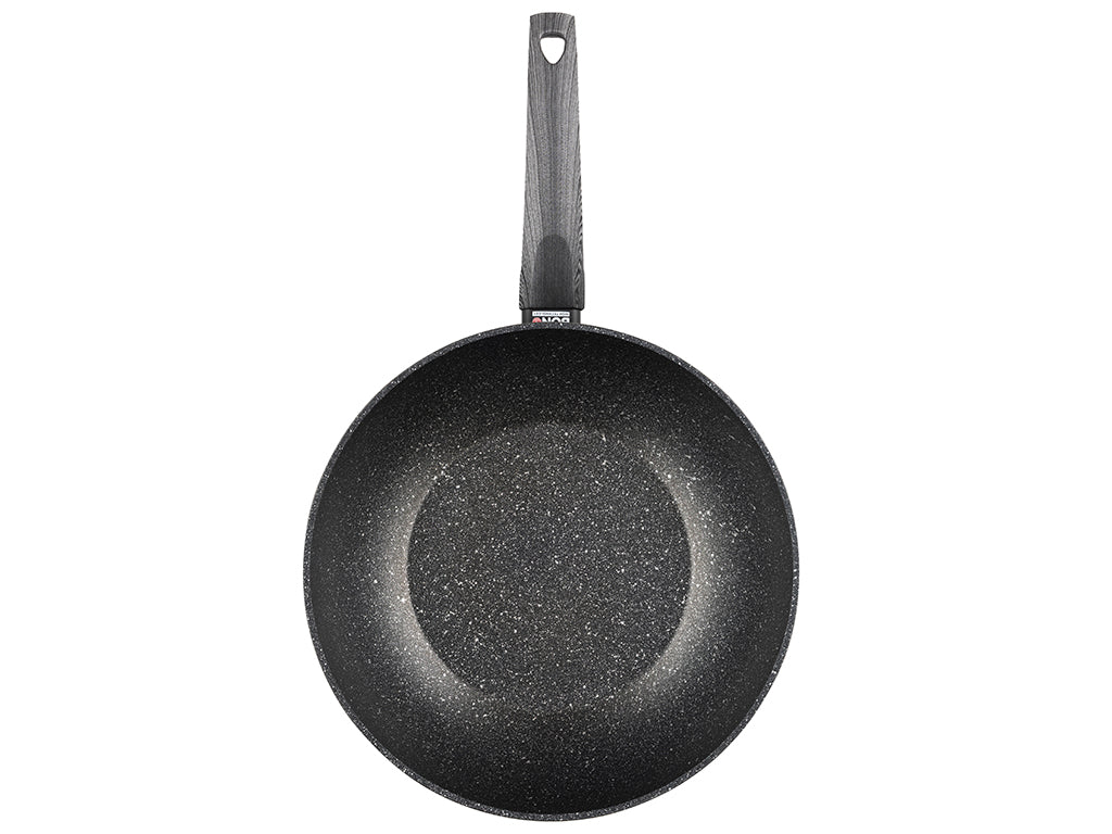 Patelnia aluminiowa wok bono 28cm mg v.2