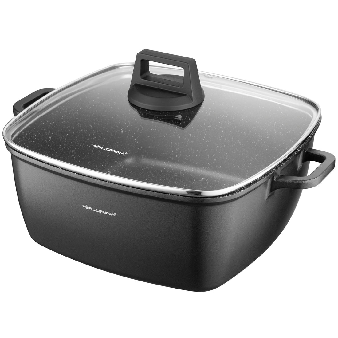 Garnek aluminiowy kwadratowy chef 28x28x12cm 7,1l z/p