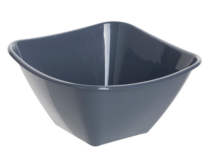 Miska plastikowa kwadrat 26cm ciemny szary