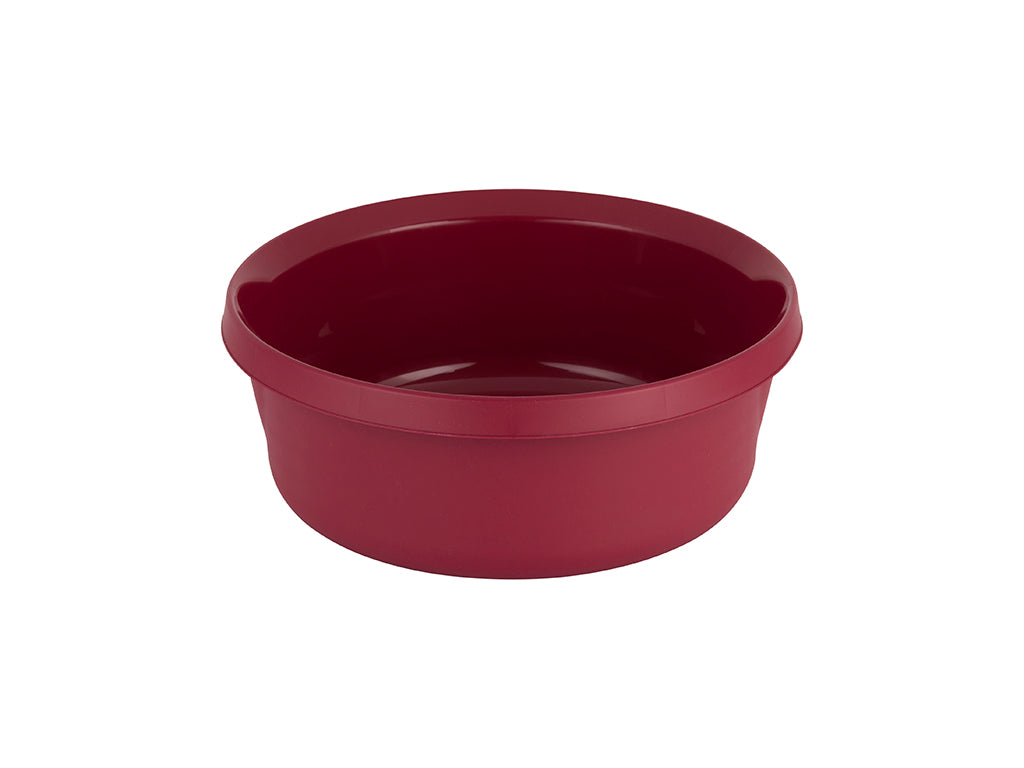 Miska plastikowa matt 4l bordowa