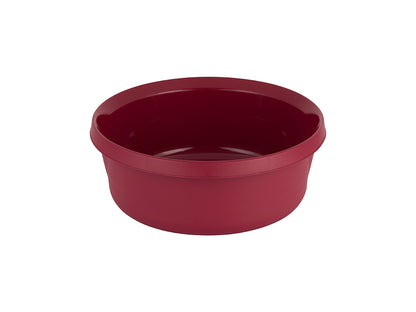 Miska plastikowa matt 4l bordowa