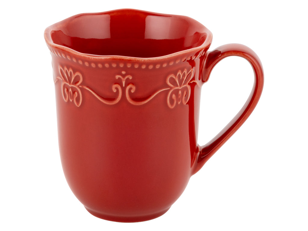 KUBEK RUSTIC RED 330ML