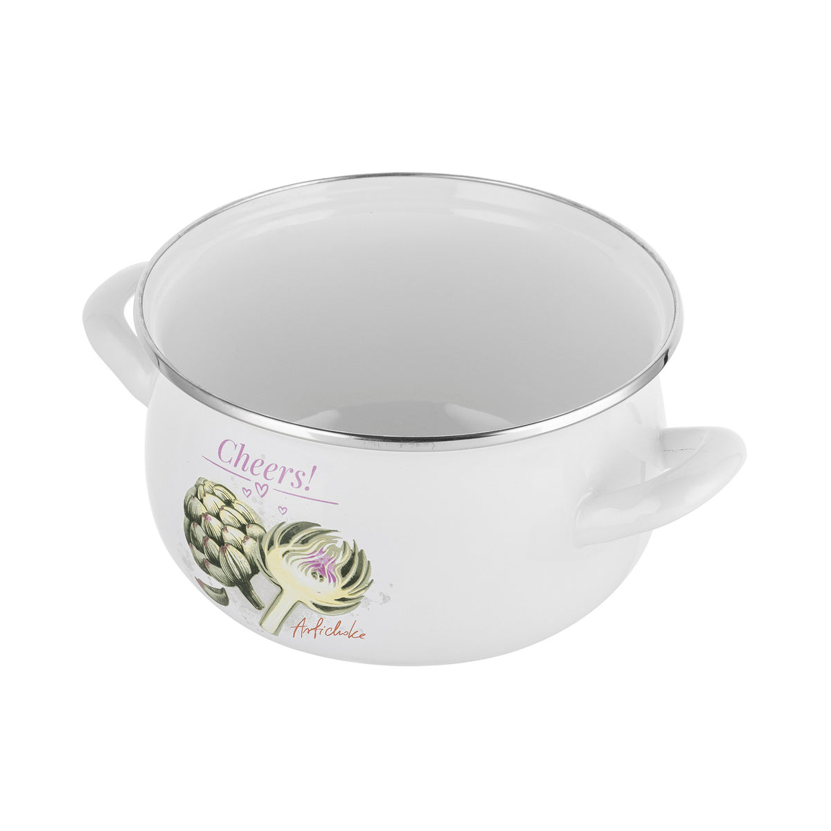 Garnek emaliowany pyza arti 16cm 2,2l z/p