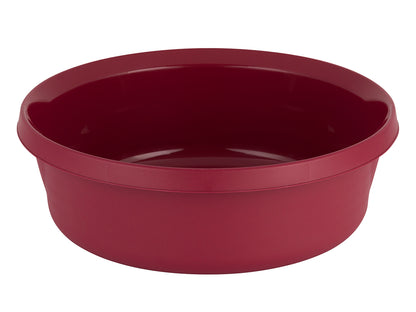 Miska plastikowa matt 20l bordowa
