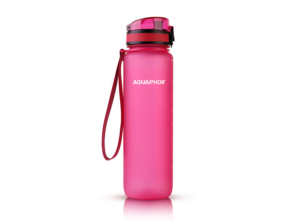 Butelka filtrująca aquaphor city 1l różowa -aqu 522909