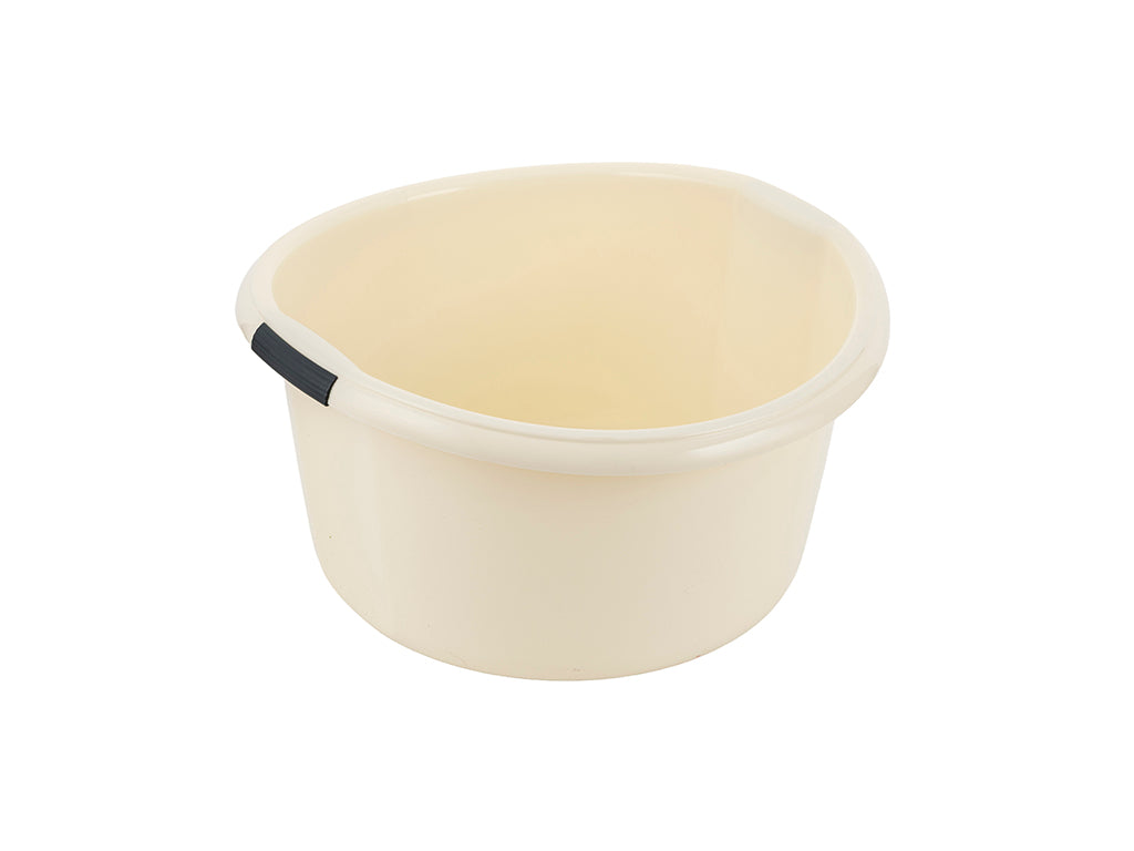 Miska plastikowa solidna 40x39x41cm 15l kremowy