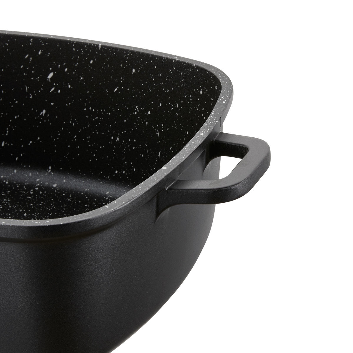 Garnek aluminiowy kwadratowy chef 24x24x10,9cm 4,6l z/p