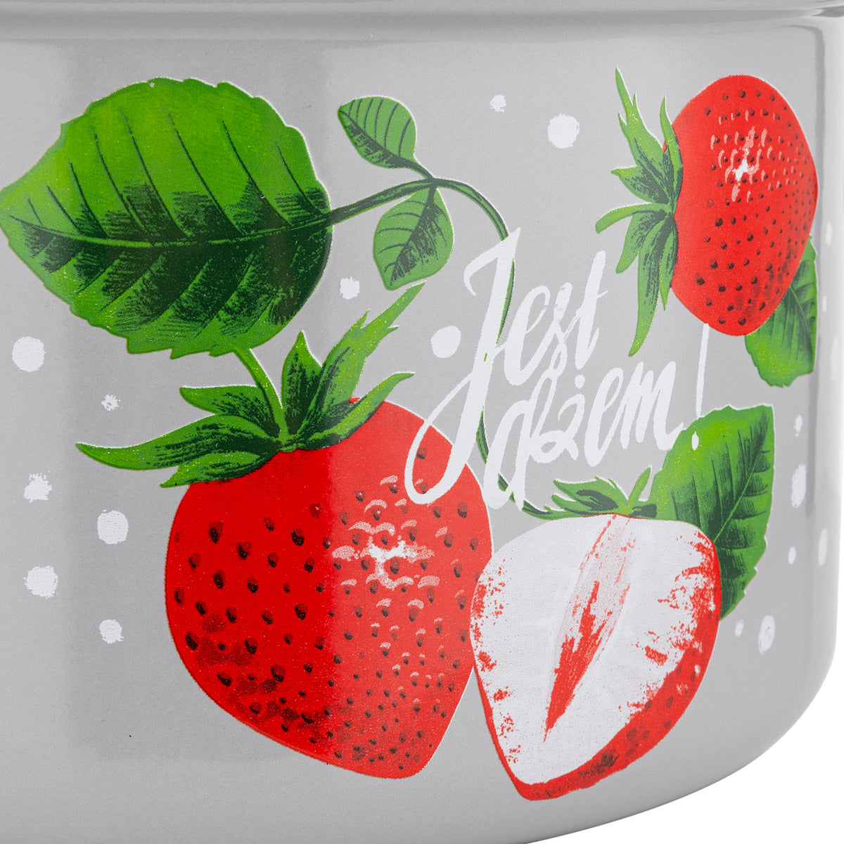 Garnek emaliowany prosty dżem 20cm 4,1l z/p