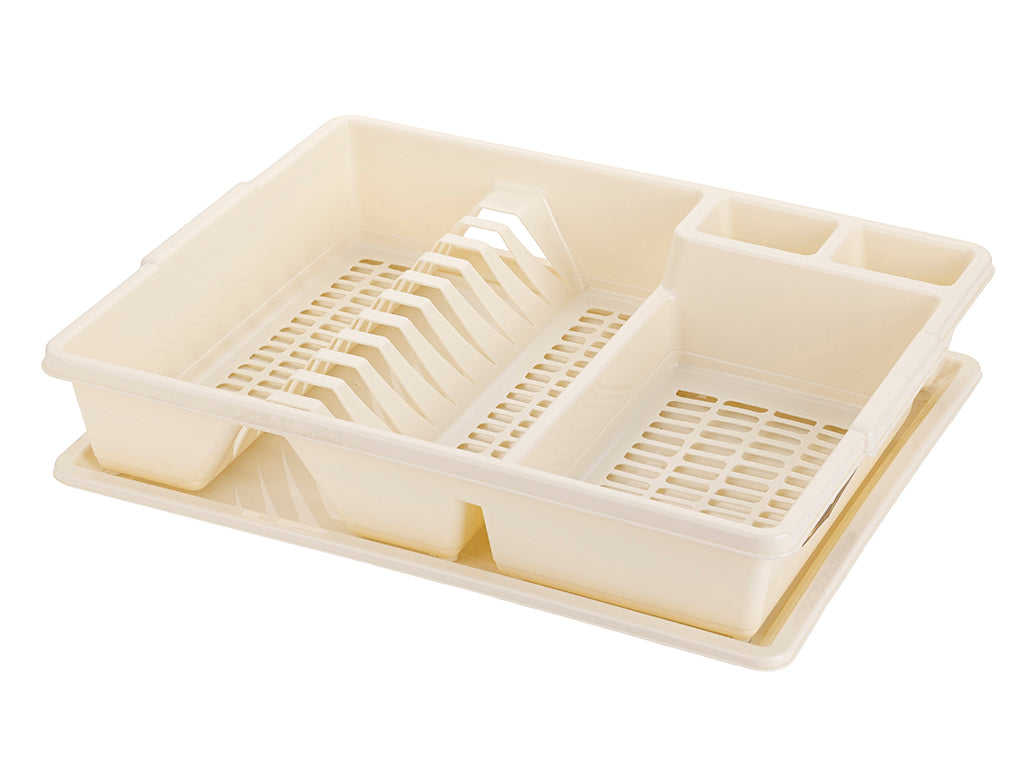 Suszarka do naczyń plastikowa classic kremowy