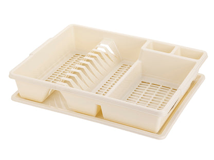 Suszarka do naczyń plastikowa classic kremowy