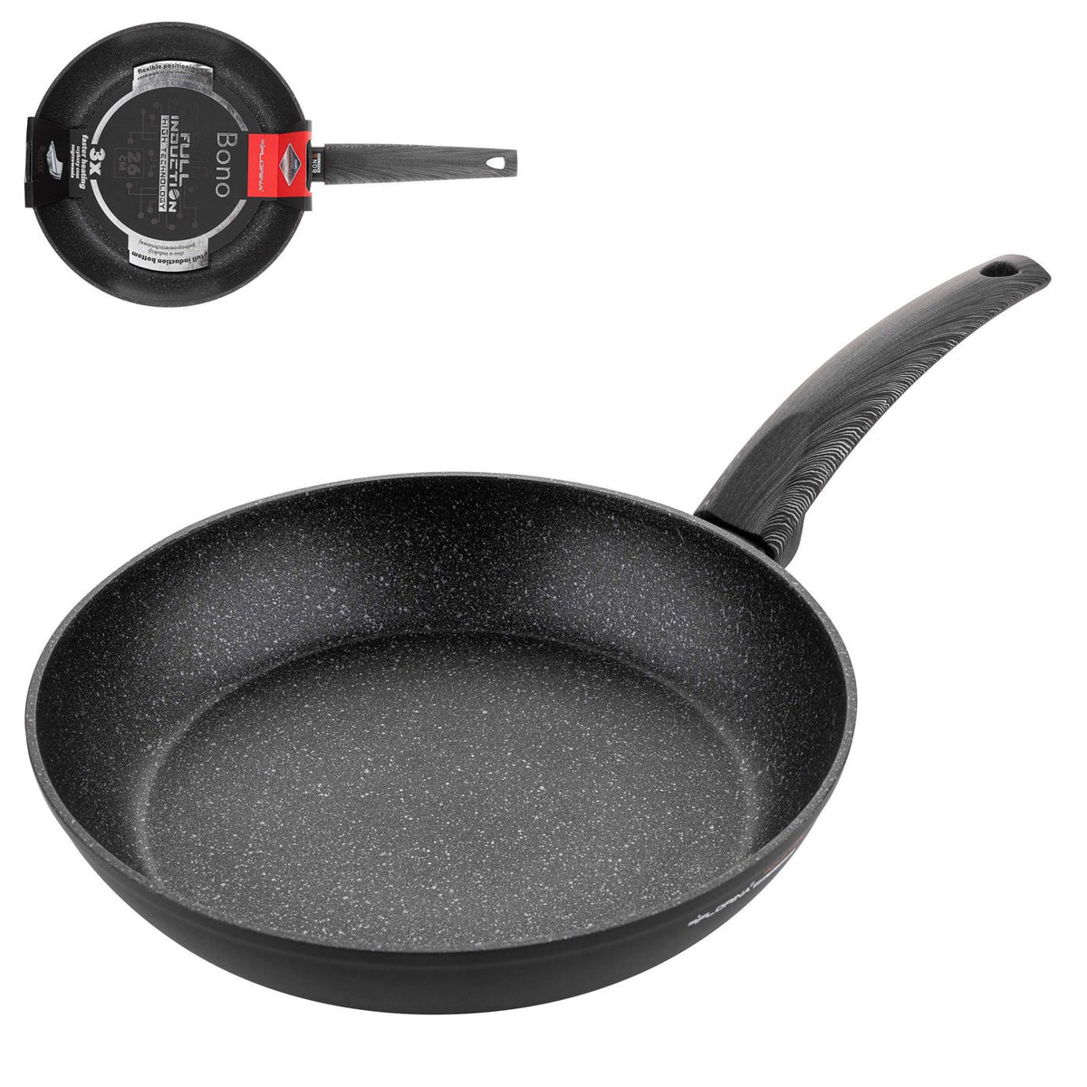 Patelnia aluminiowa bono 26cm