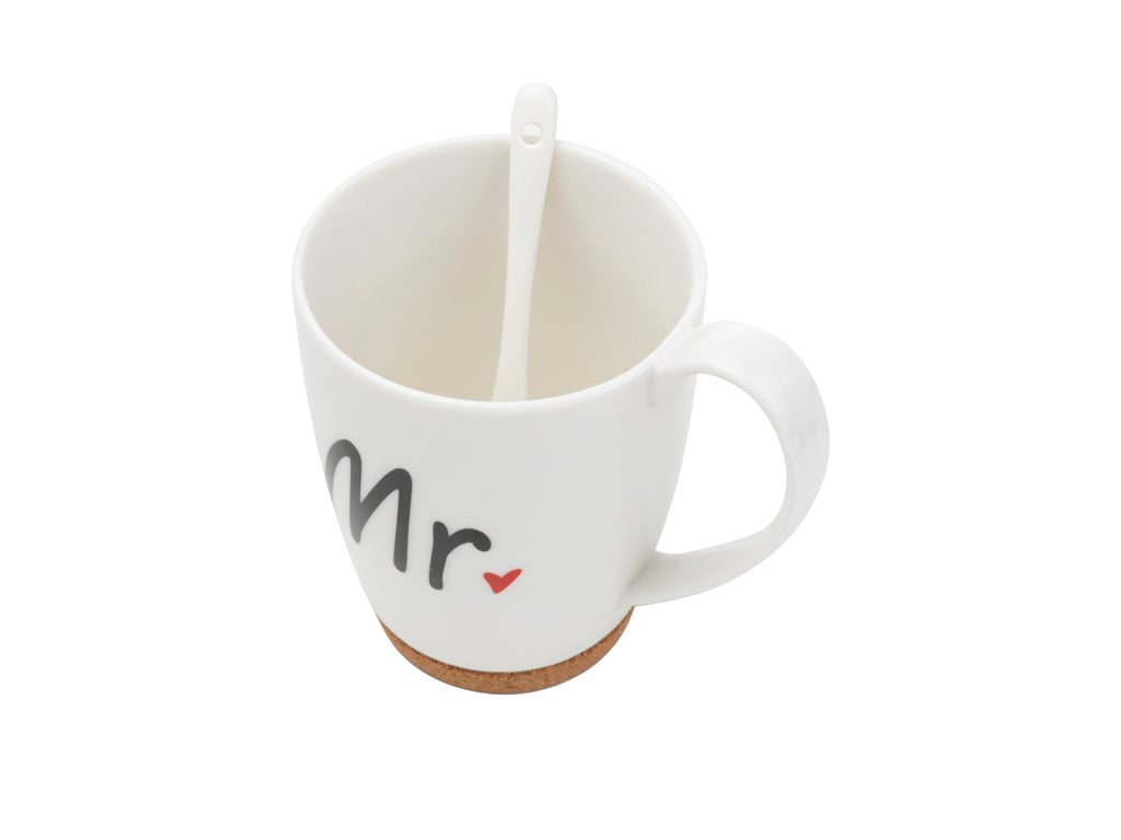 Kubek Florina Mr 320 ml porcelanowy na korkowej podstawce prezent