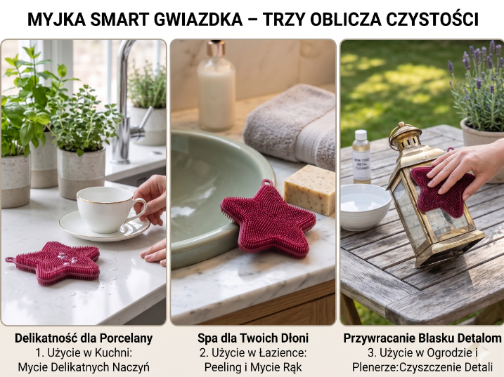 Myjka silikonowa smart-multi gwiazdka
