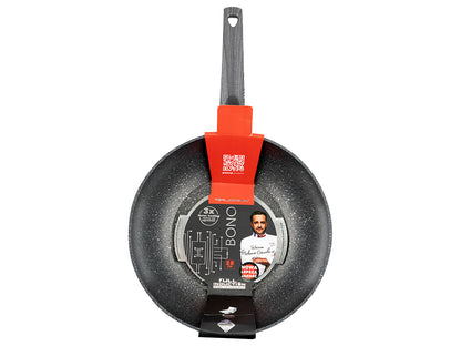 Patelnia aluminiowa wok bono 28cm mg v.2