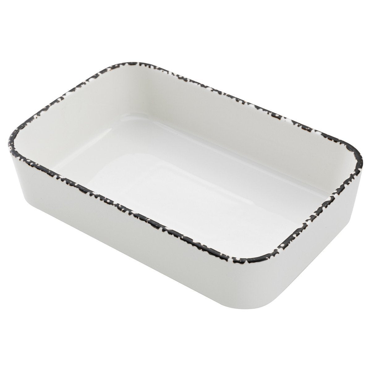 Naczynie ceramiczne retro 27cm prostokątne
