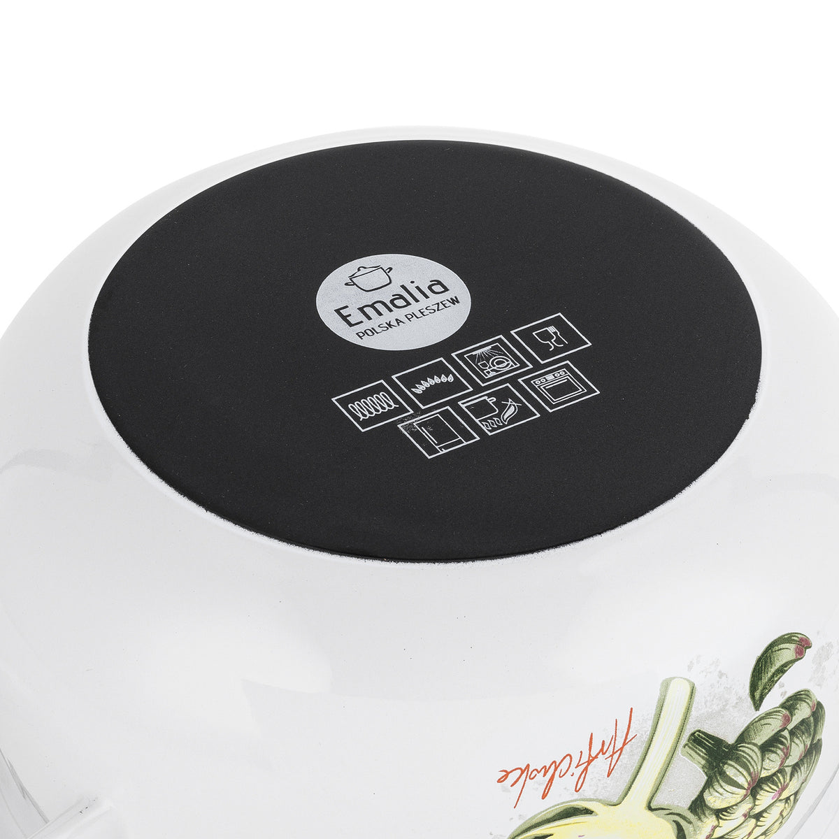Garnek emaliowany pyza arti 16cm 2,2l z/p