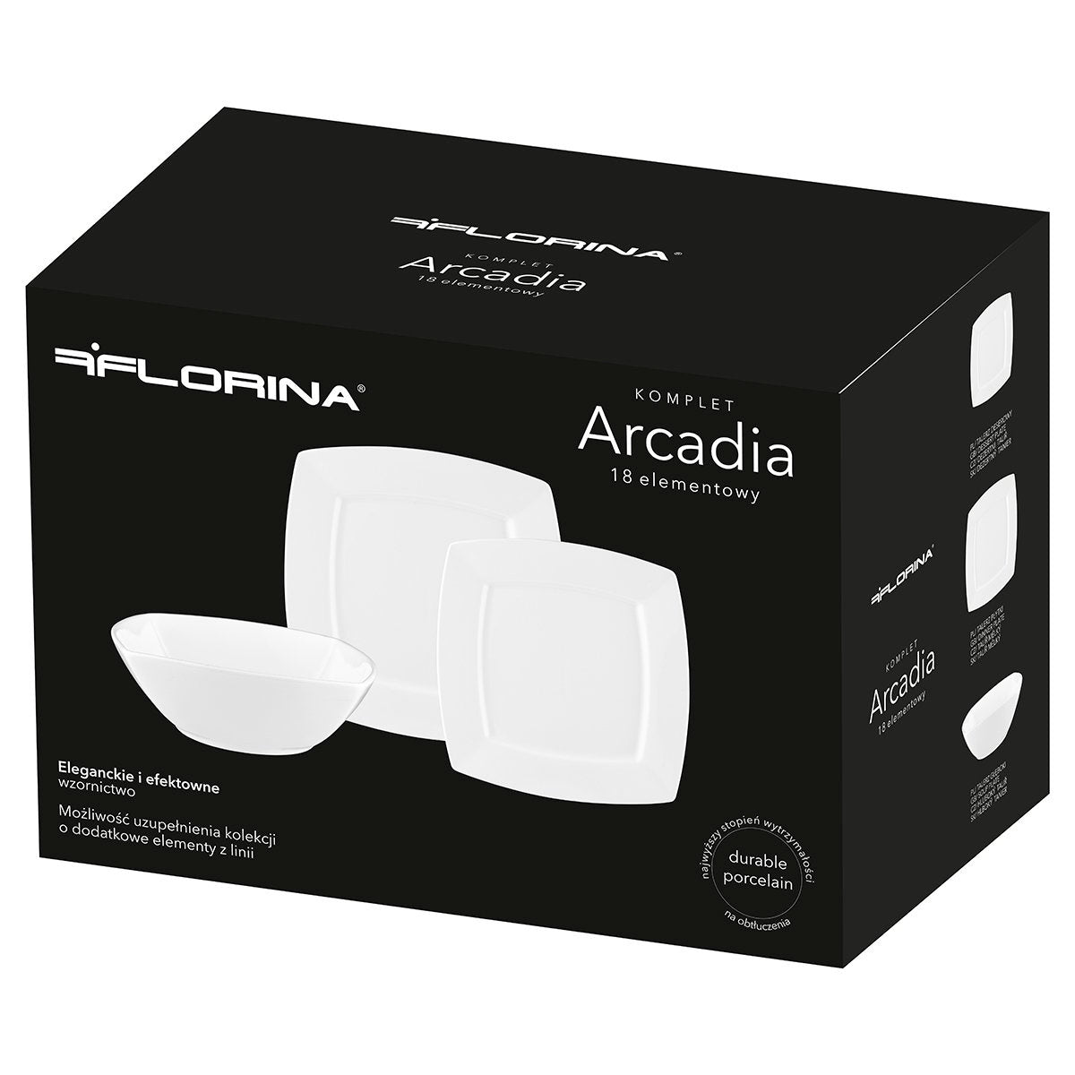Talerze obiadowe arcadia 6/18