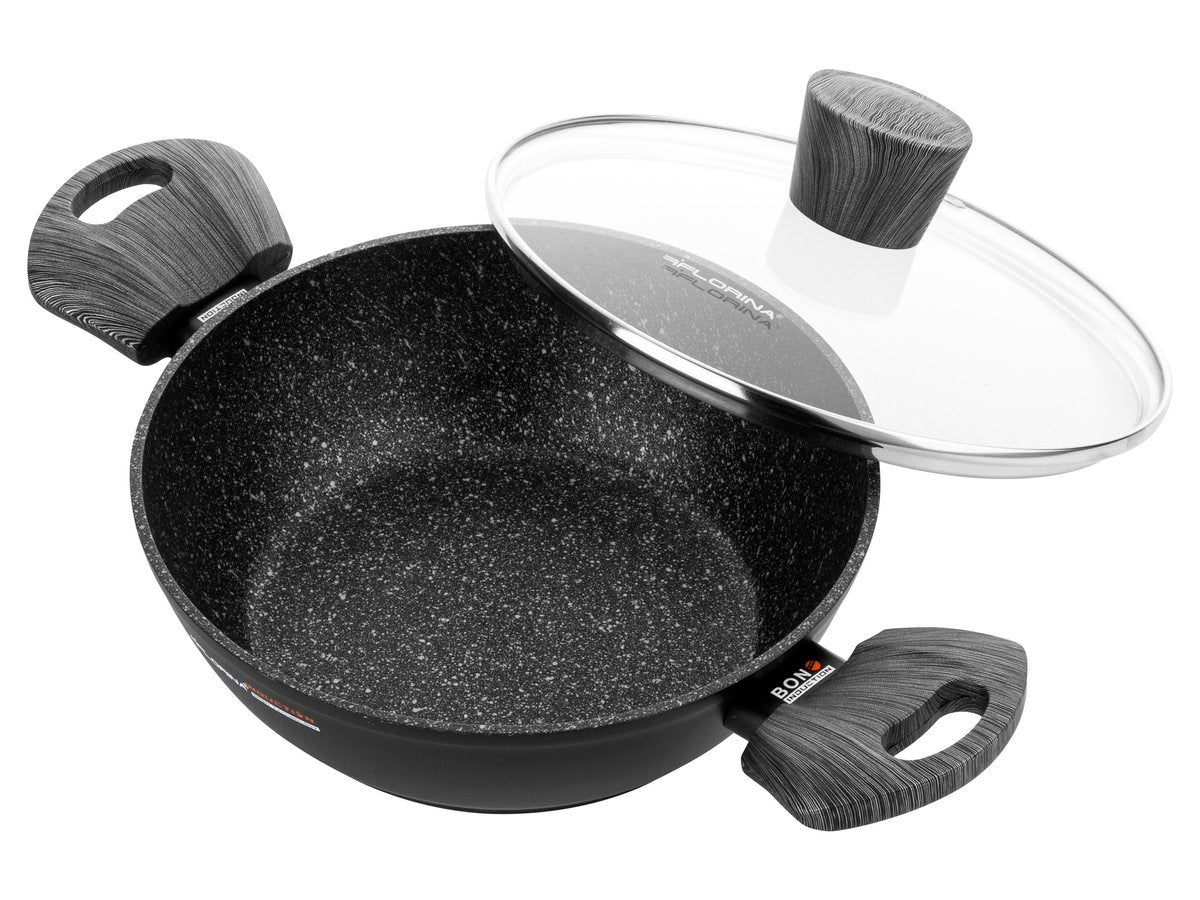 Garnek aluminiowy niski bono 20cm 1,6l z/p
