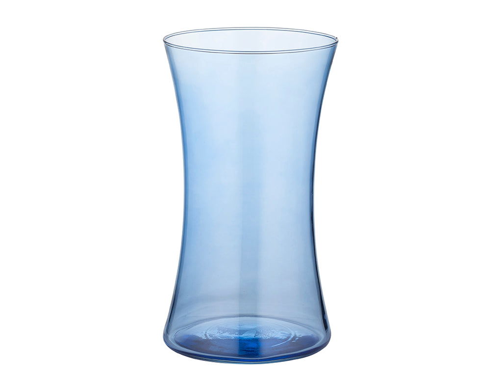Wazon przezroczysty niebieski h25 35715