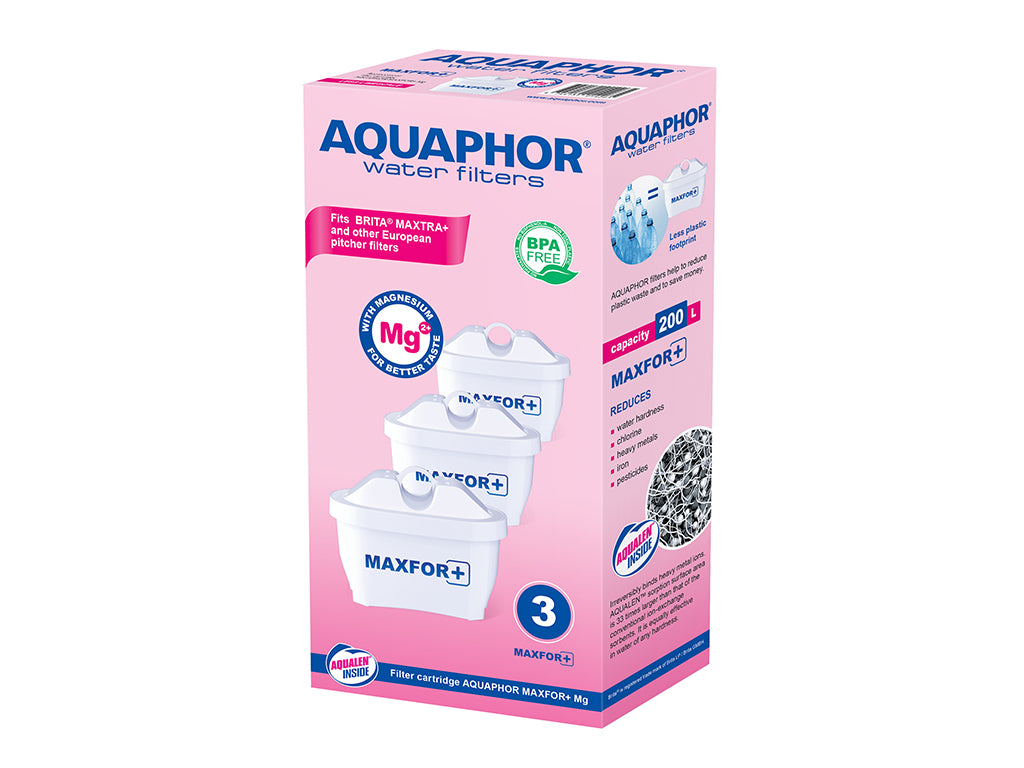 Wkład filtrujący aquaphor magnezowy b25 maxfor mg komplet 3 szt. - wydajność wkładu 200l