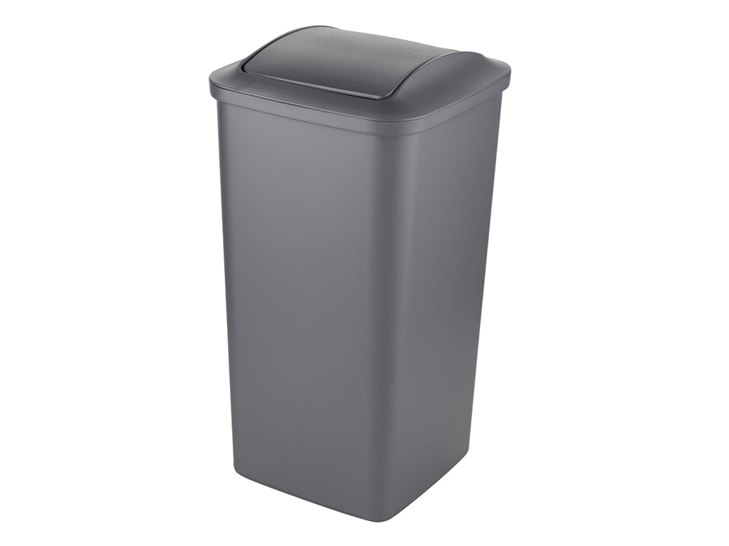 Kosz na śmieci plastikowy jollie szary 24l
