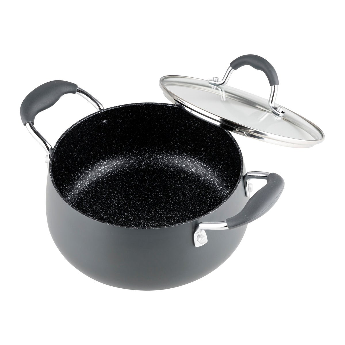 Garnek alumniowy nordica 24cm 5,6l z/p