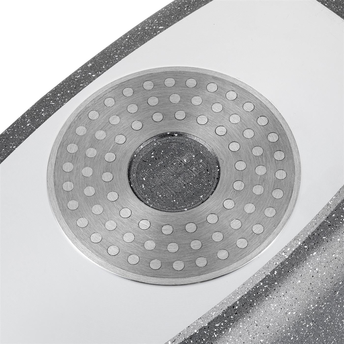 Brytfanna aluminiowa prostokąt lava 32x11cm 5,2l z/p szara mg