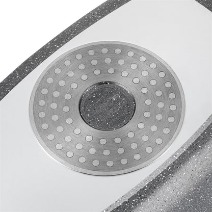 Brytfanna aluminiowa prostokąt lava 32x11cm 5,2l z/p szara mg