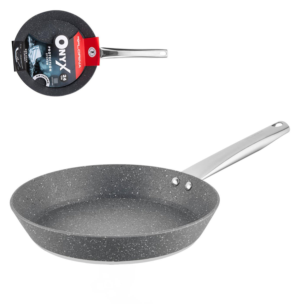 Patelnia aluminiowa onyx 24cm