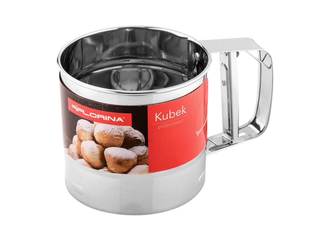 Kubek przesiewacz stalowy