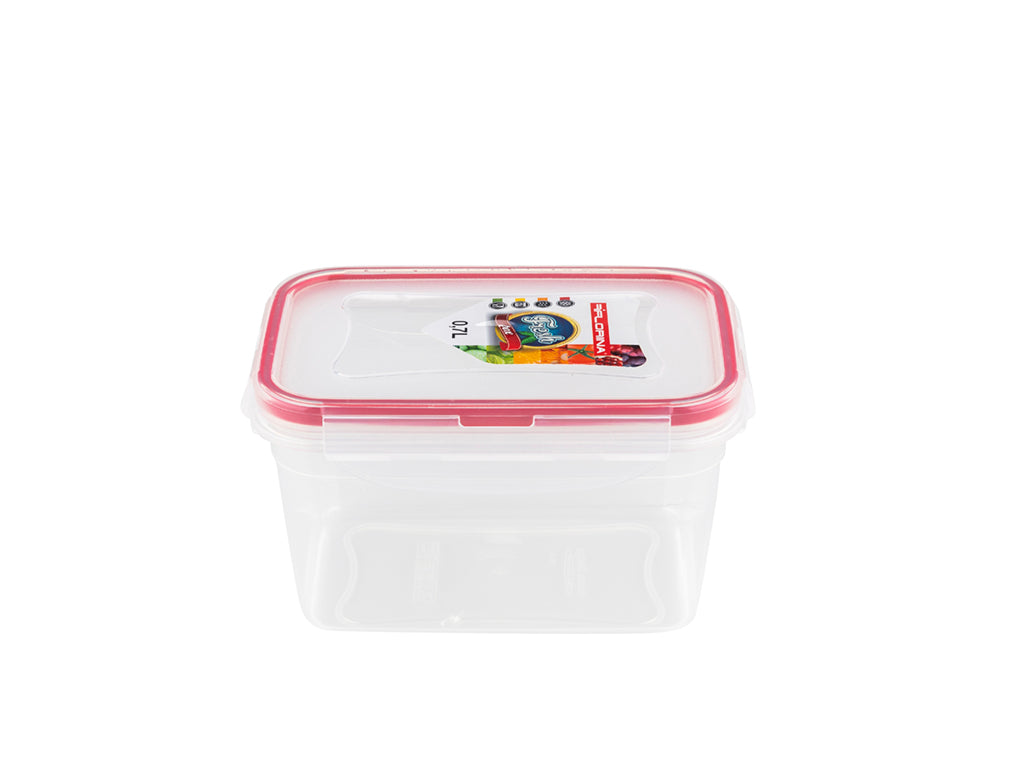 Pojemnik do żywności plastikowy prostokątny głęboki fresh box praktyczna 700ml