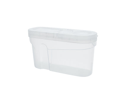 Pojemnik plastikowy na materiały sypkie matt 1,3l
