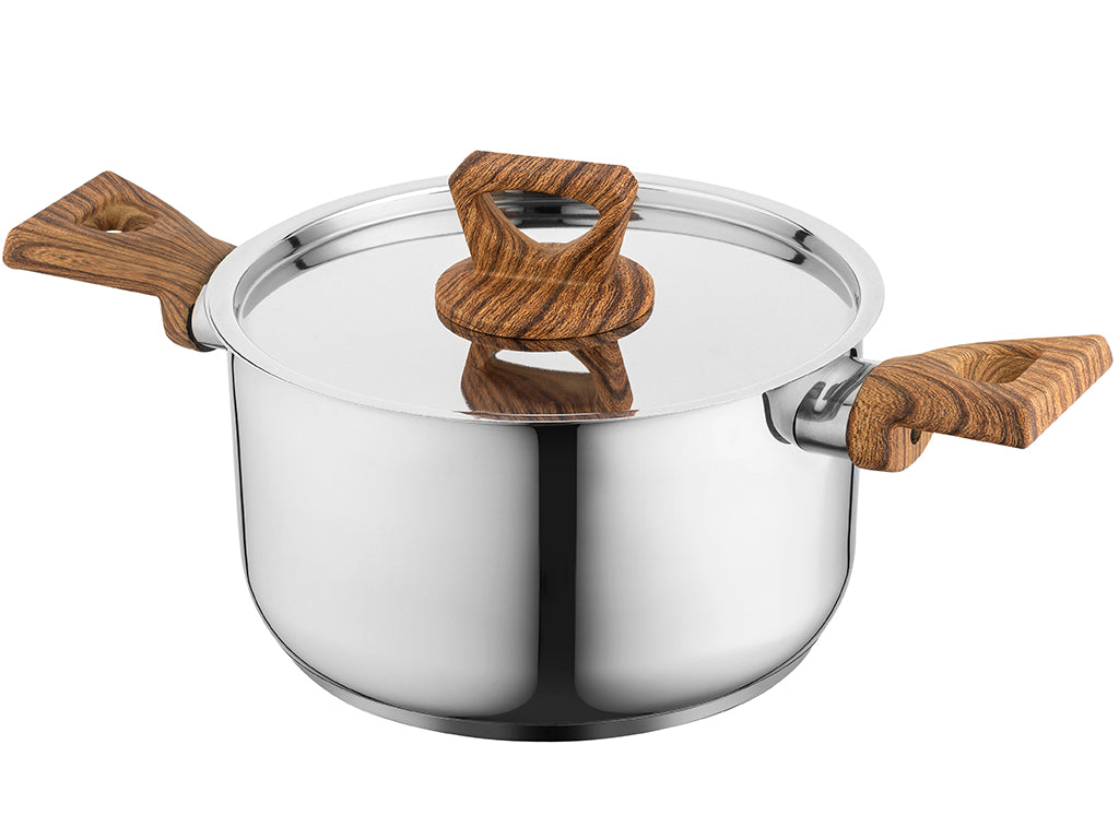Garnek nierdzewny bruno 24cm 6,1l z/p