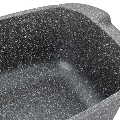 Brytfanna aluminiowa prostokąt lava 32x11cm 5,2l z/p szara mg