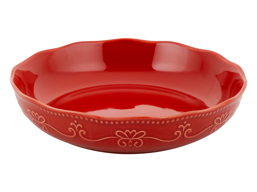 TALERZ GŁĘBOKI RUSTIC RED 20CM