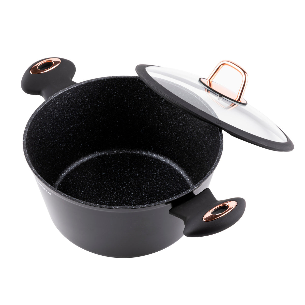 Garnek aluminiowy rose 24cm 4,1l z/p