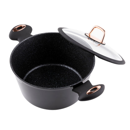 Garnek aluminiowy rose 24cm 4,1l z/p