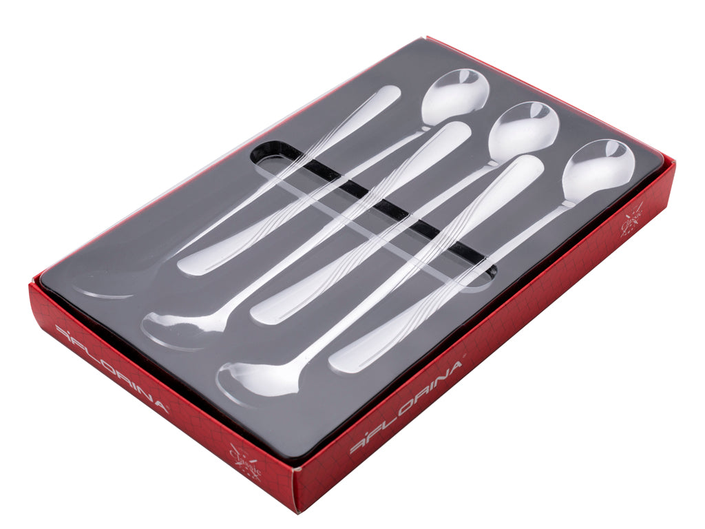 Sztućce łyżeczka do kawy długa classic 6szt. flock