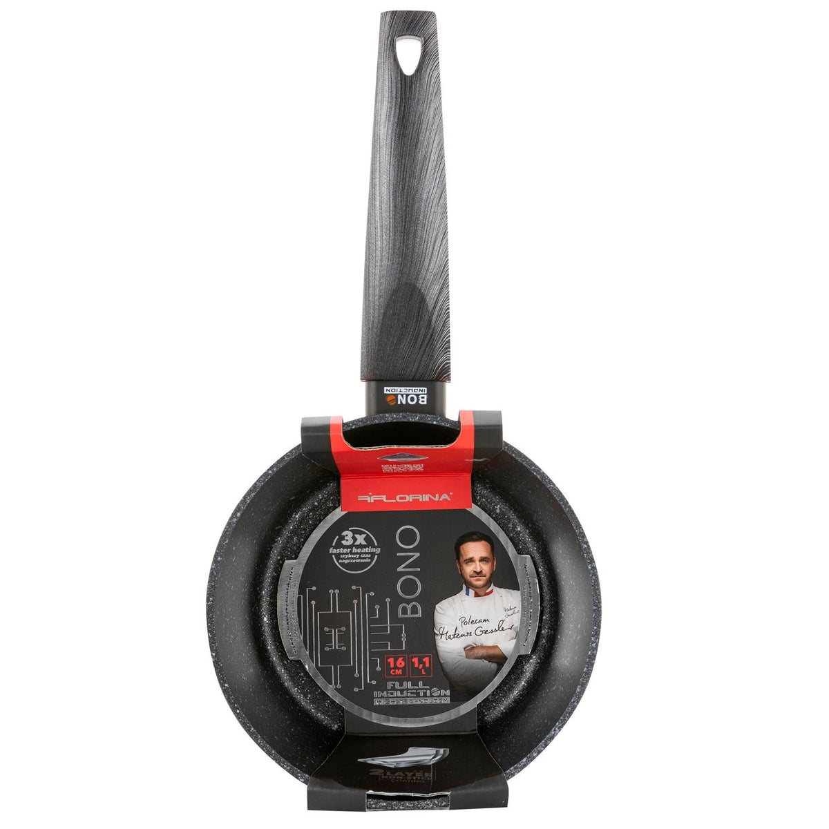 Rondel aluminiowy bono 16cm 1,1l mg v.3