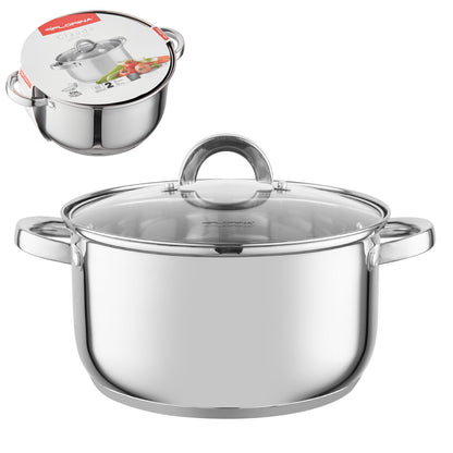 Garnek nierdzewny claude 24cm 6,1l z/p