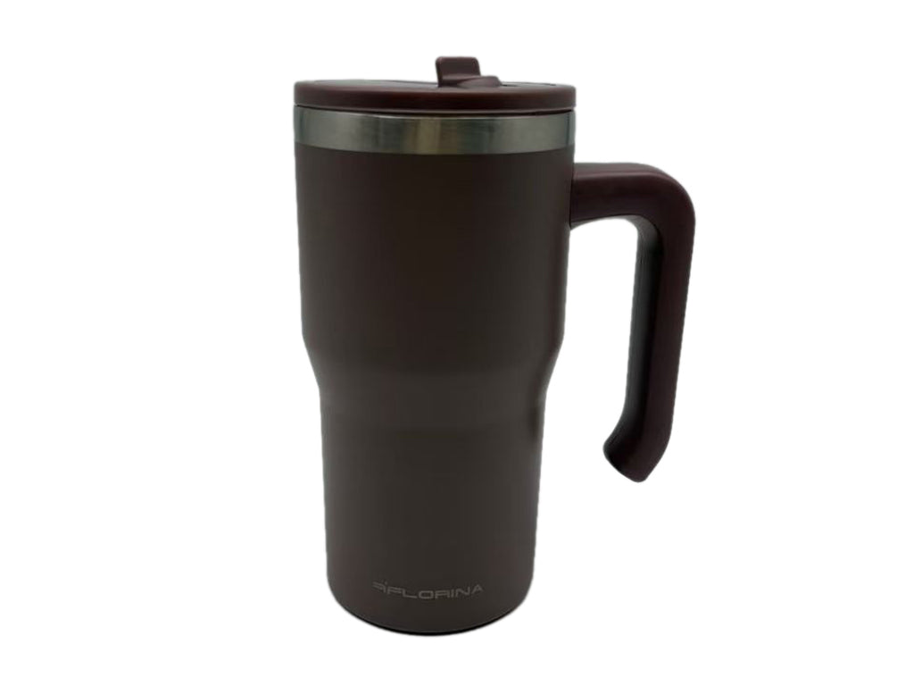KUBEK TERMICZNY NIERDZEWNY POWER MINI 600ML BRĄZOWY