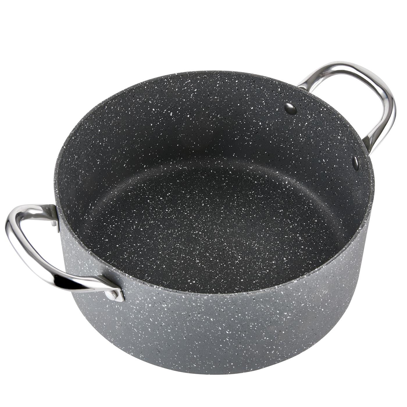 Garnek aluminiowy onyx 24cm 4,8l z/p