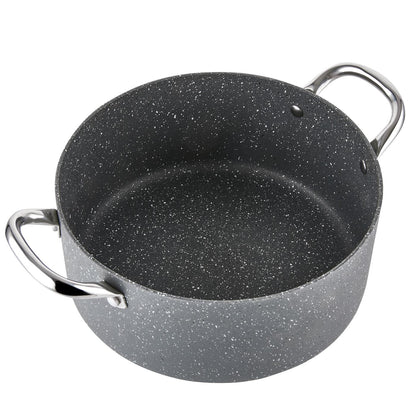 Garnek aluminiowy onyx 24cm 4,8l z/p